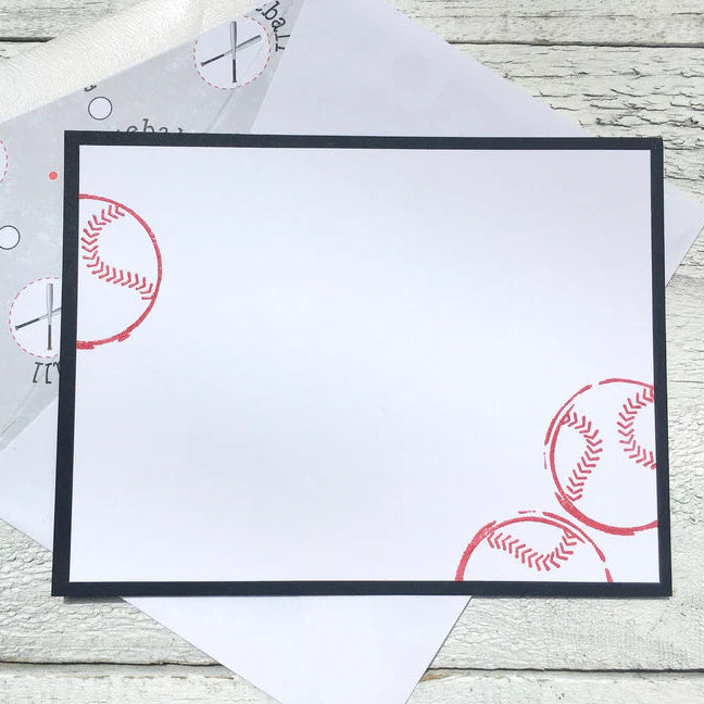 Baseball ~ Note Card ~ Set of 8