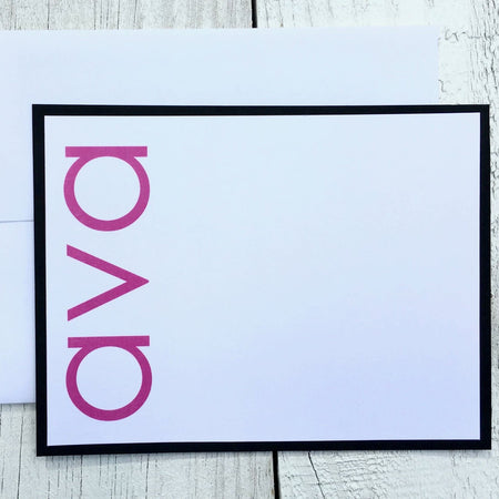 Contemporary ~ Note Card ~ Set of 8