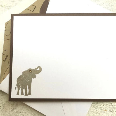 Elephant ~ Note Card ~ Set of 8