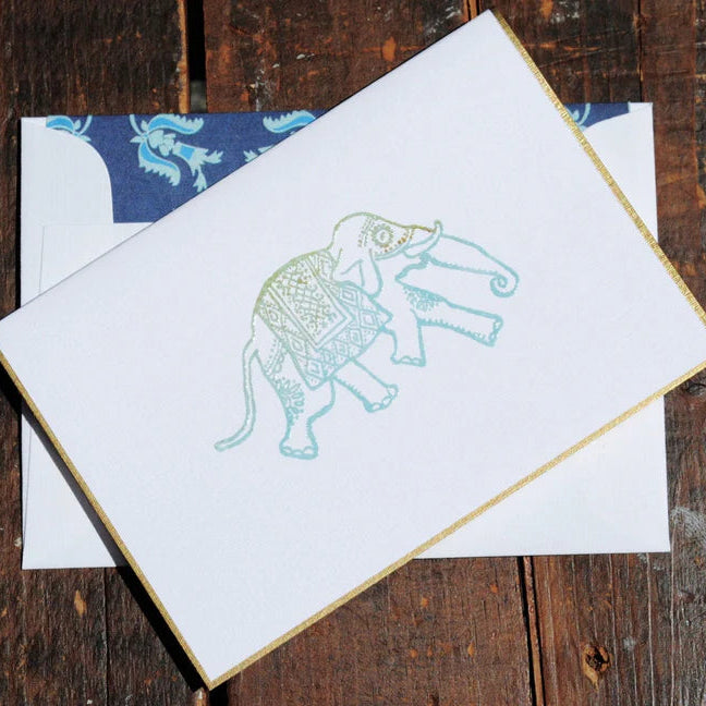Elephant ~ Note Card ~ Set of 8