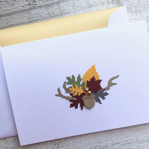 Fall/Thanksgiving ~ Note Card ~ Set of 8