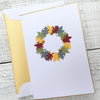 Fall/Wreath ~ Note Card ~ Set of 8