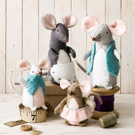 Felt Craft Kit ~ Mouse Family