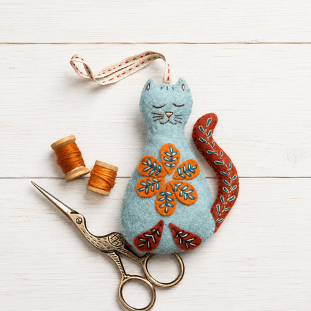 Felt Craft Mini Kit ~ Folk Cat