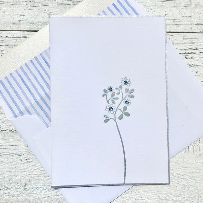 Floral ~ Note Card ~ Set of 8