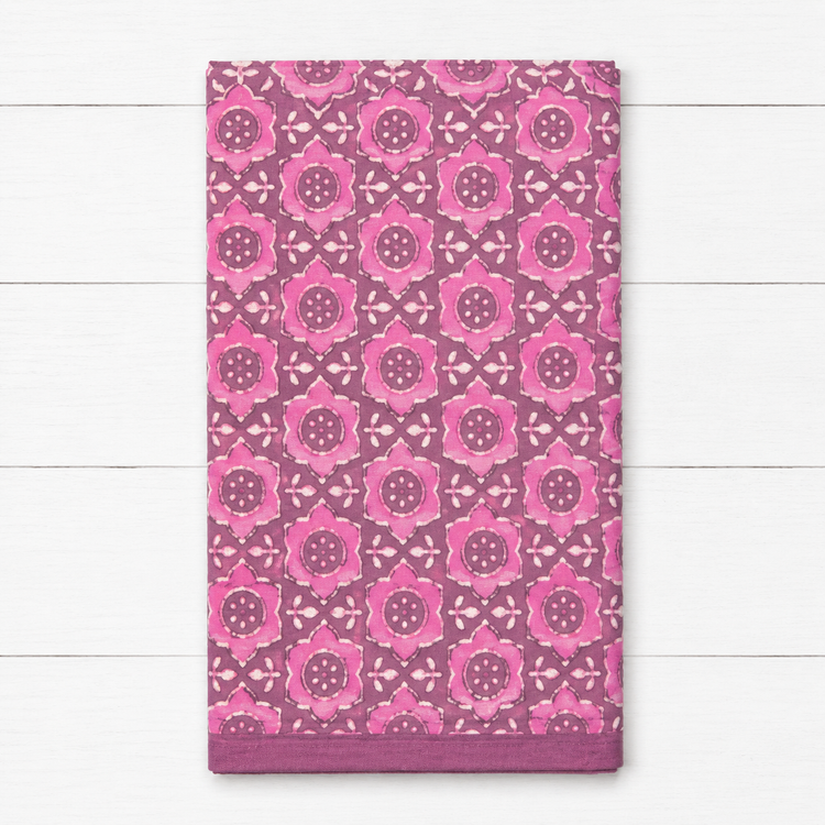 Fabric 100% Indian Cotton ~ Folk Blooms