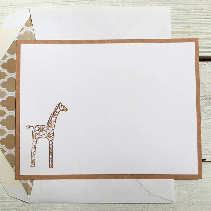 Giraffe ~ Note Card ~ Set of 8