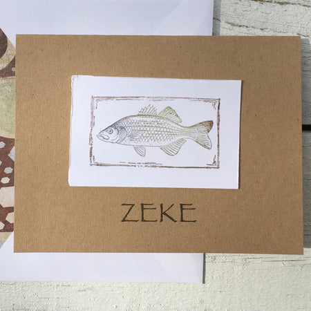 Gone Fishing ~ Note Card ~ Set of 8