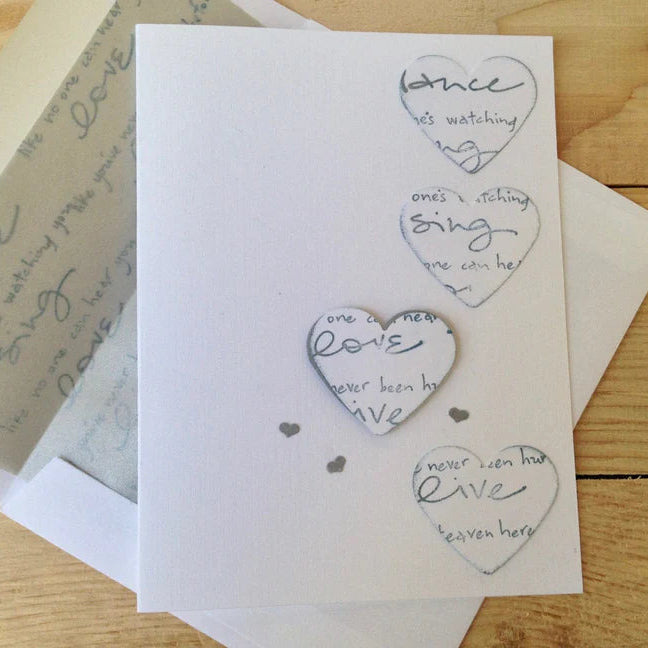 Heart Message ~ Note Cards ~ Set of 8