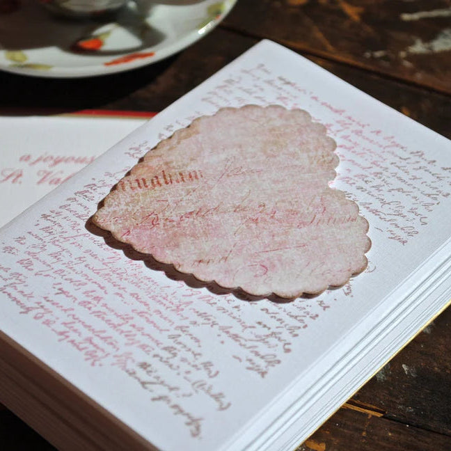 Heart Vintage ~ Note Card ~ Set of 8