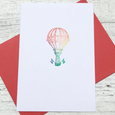 Hot Air Balloon ~ Note Card ~ Set of 8