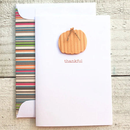 Pumpkin ~ Thank You Card ~ Set of 8