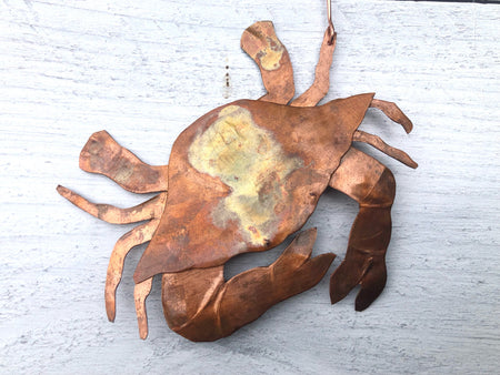 Copper Crab Ornament