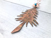 Copper Christmas Tree Ornament