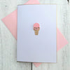 Ice Cream ~ Note Card ~ Set of 8