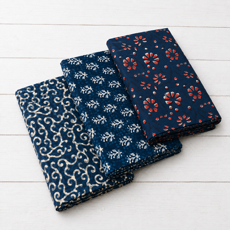 Fabric ~ Indigo Impressions
