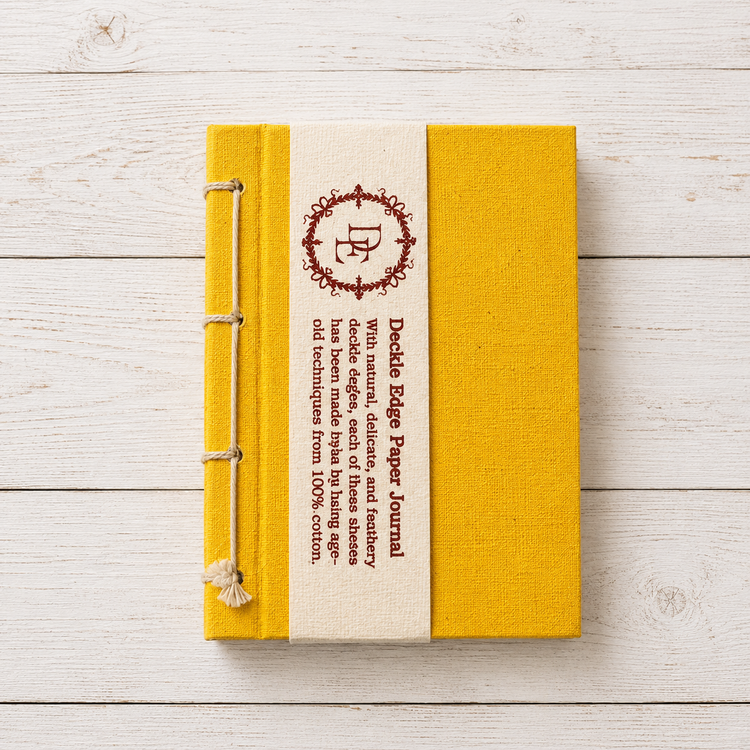 Journal with Deckle Edge Paper ~ Marigold