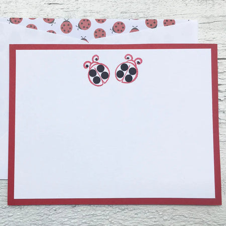 Ladybug ~ Note Card ~ Set of 8