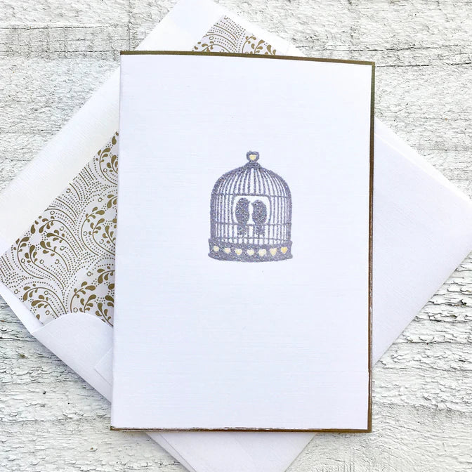 Lovebirds ~ Note Card ~ Set of 8