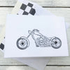 Motorcycle ~ Note Card ~ Set of 8