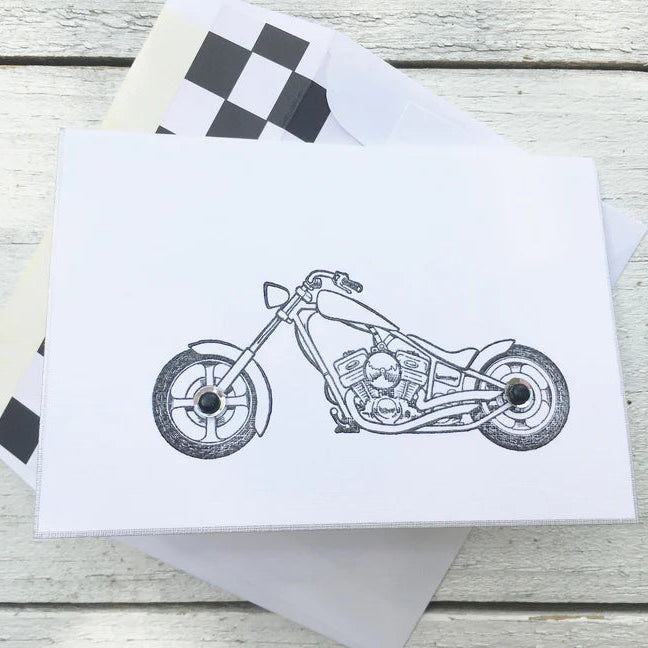 Motorcycle ~ Note Card ~ Set of 8