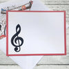 Music Note ~ Note Card ~ Set of 8