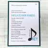 Music Themed ~ Invitation