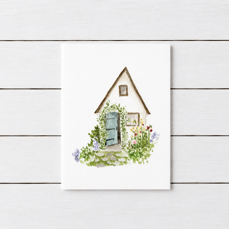 Note Card ~ Garden Cottage