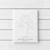 Note Card ~ Paintable Watercolor ~ Garden Flowers