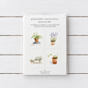 Note Card ~ Paintable Watercolor ~ Potted Plants