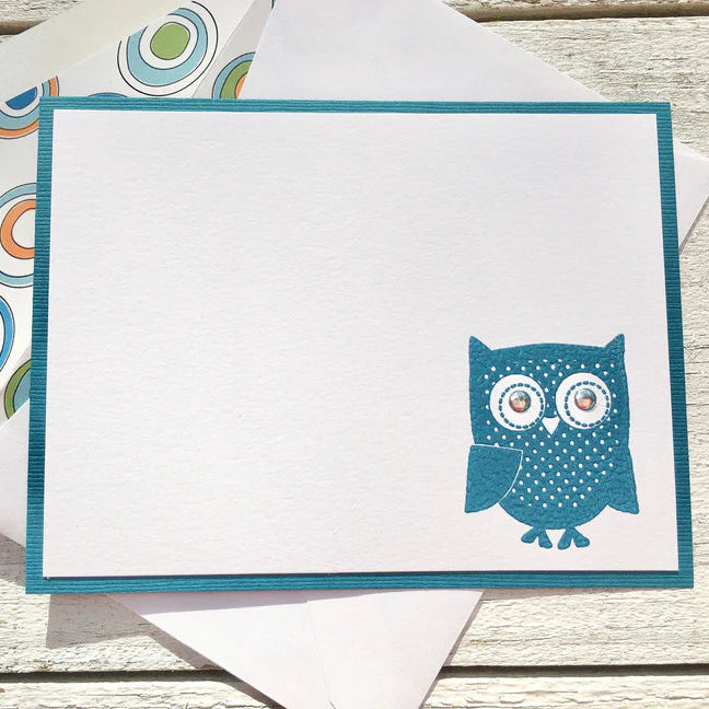 Owl ~ Note Card ~ Set of 8