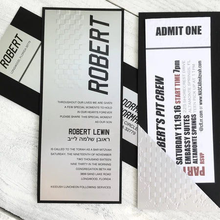 Race Car ~ Invitation