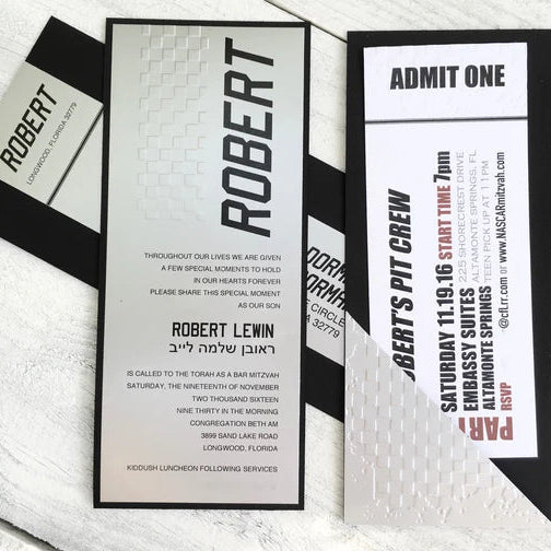 Race Car ~ Invitation