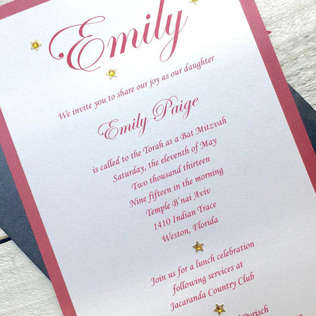 Red Carpet & Oscar Night/Red Themed ~ Invitation