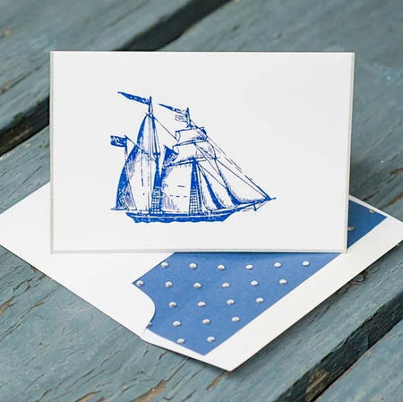 Sail Boat ~ Note Card ~ Set of 8