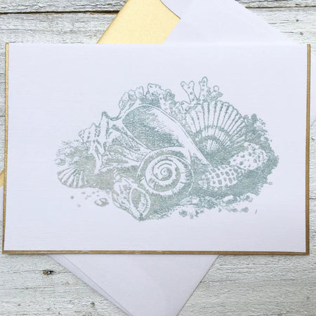 Seashell ~ Note Card ~ Set of 8
