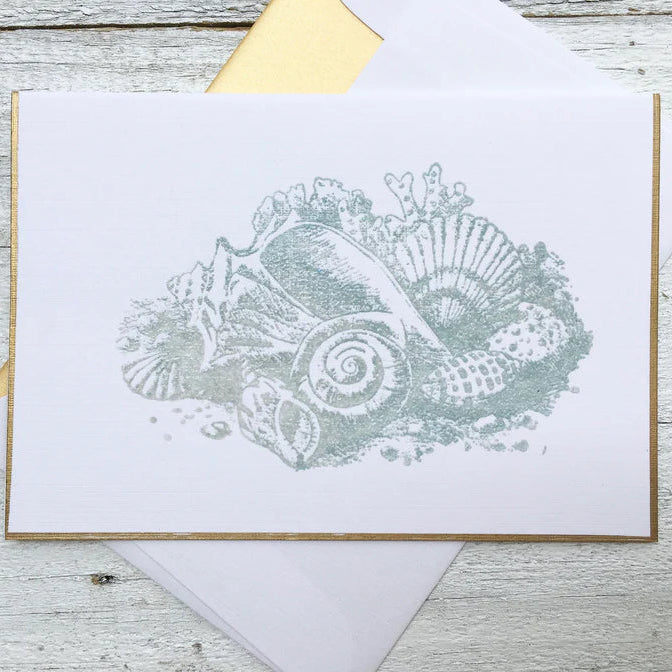 Seashell ~ Note Card ~ Set of 8