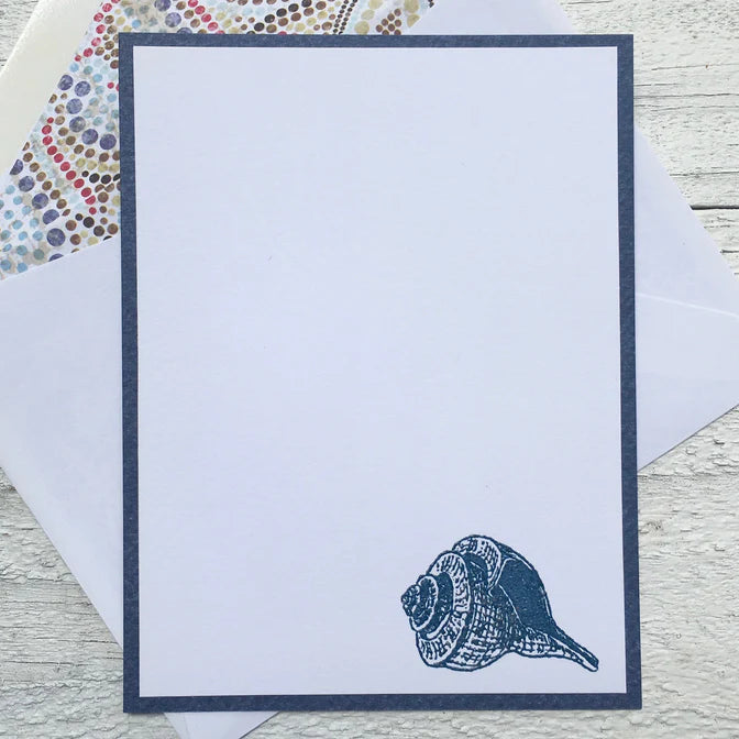 Seashell/Conch~ Note Card ~ Set of 8