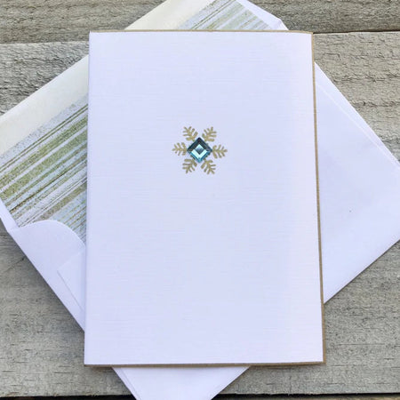Snowflake ~ Note Card ~ Set of 8