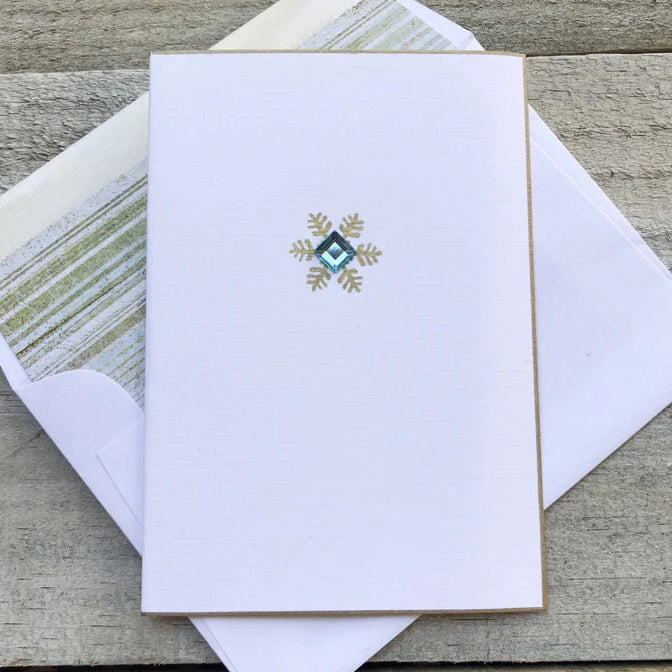 Snowflake ~ Note Card ~ Set of 8