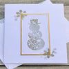 Snowman Framed ~ Note Card ~ Set of 8
