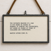The Ultimate Measure of a Man ~ Martin Luther King Jr.