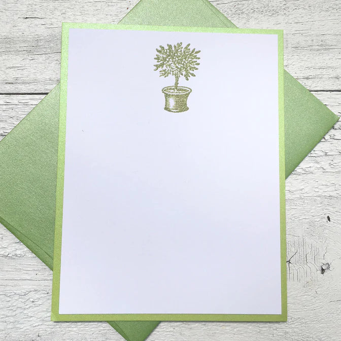 Topiary ~ Note Card ~ Set of 8