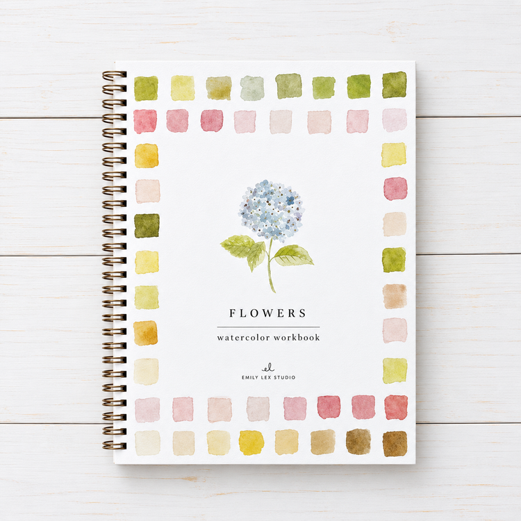 Watercolor Workbook ~ Flowers