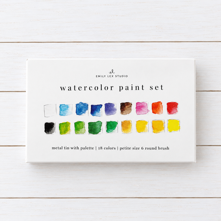 Watercolor Paint set with 18 Colors