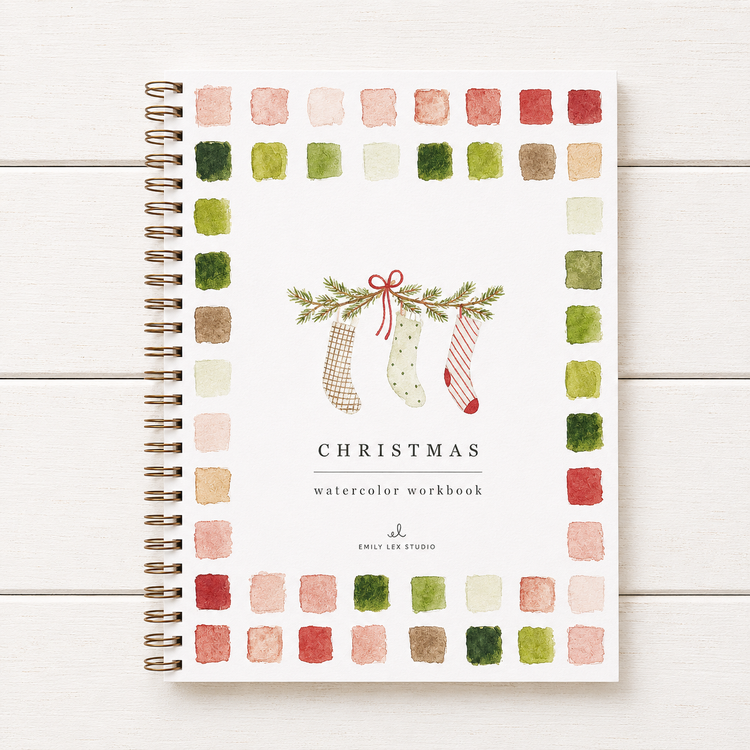 Watercolor Workbook ~ Christmas