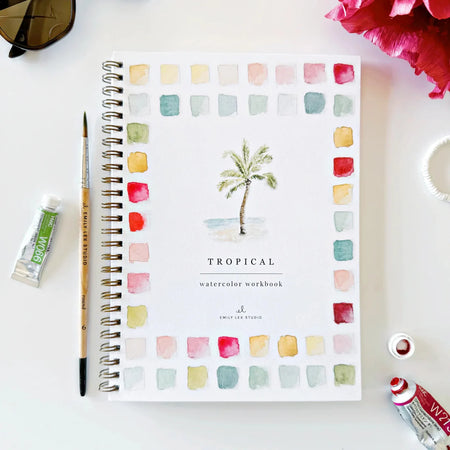 Watercolor Workbook ~ Tropical