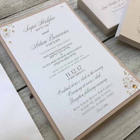 Wedding/Champagne ~ Invitation