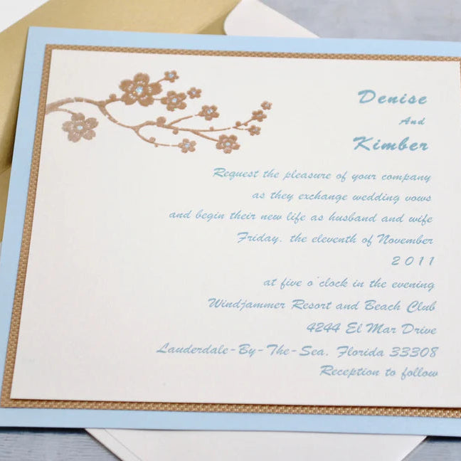 Wedding/Cherry Blossom ~ Invitation