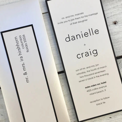 Wedding/Elegant ~ Invitation